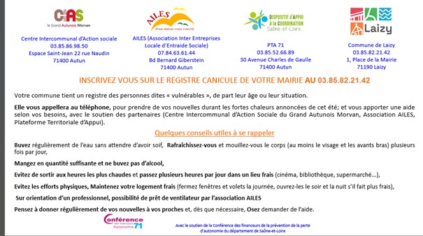 registre canicule 2025