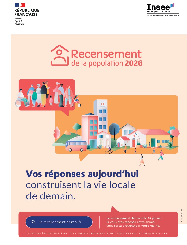 RECENSEMENT POPULATION 2026