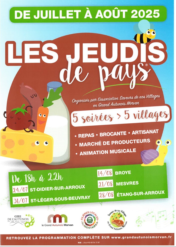 jeudis de pays 2025